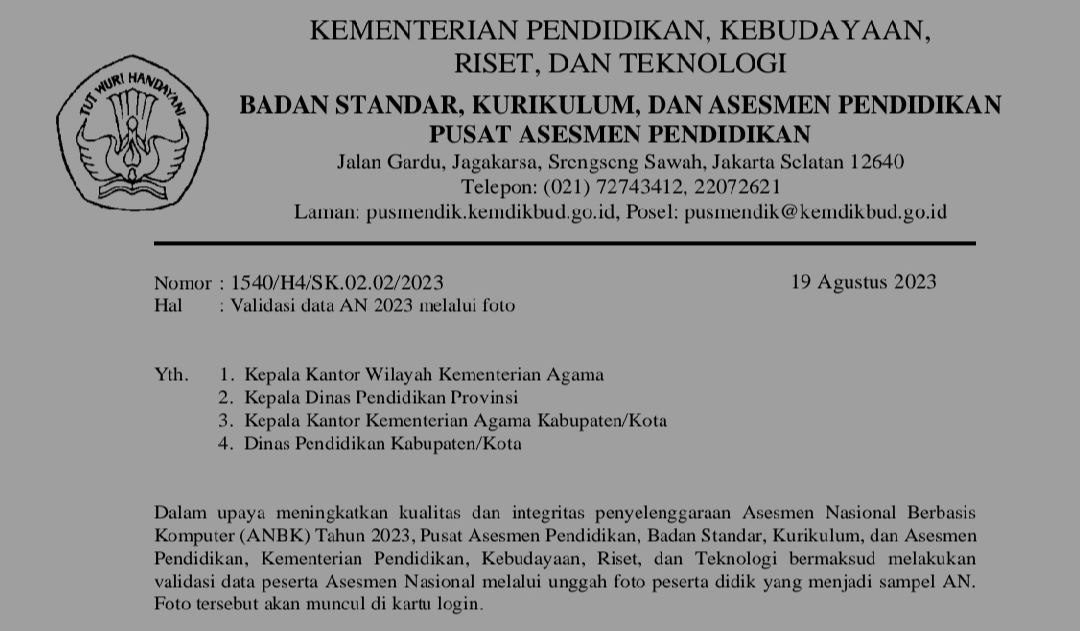 Validasi Data AN 2023